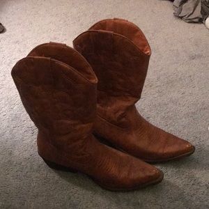 Gently used cowboy boots